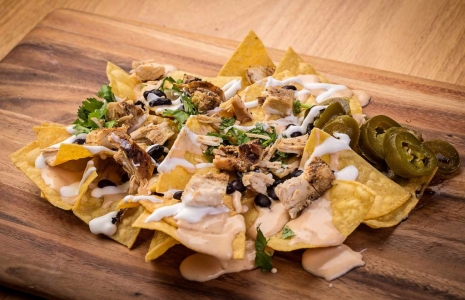 Chido, Burrito, Chicken, Nachos, Queso, EV